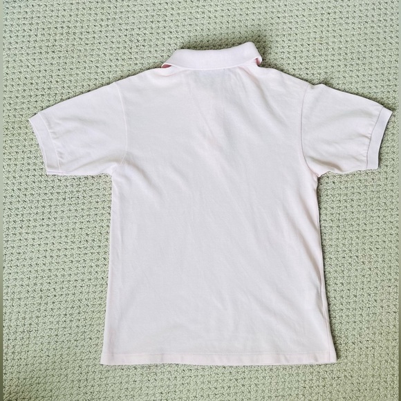 Boys Lacoste short sleeved pink Polo t-shirt, sz 12. Good used condition. - Picture 4 of 6
